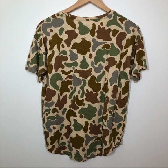 MADEWELL‎  Whisper Cotton Camo Print Crewneck Tee Size Medium - Picture 7 of 8